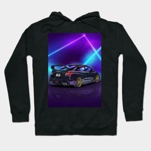 Subaru Impreza WRX STi Evo Eye Neonwave Hoodie